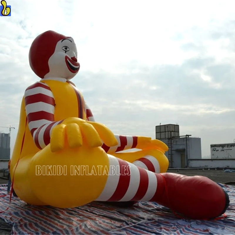 Commercial Character Inflatable Man Balloon On Ground For Advertising