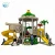 Import Commercial high quality popular tree house kindergarten kids play toys swing and slides equipment outdoor playground from China