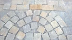 Competitive price pavers outdoor garden High quality sandstone cobbles from Vietnam