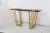 Import Contemporary Style Artifical Marble Top entry long table console from China