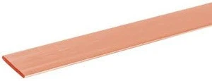 Copper tape is made of flat metal