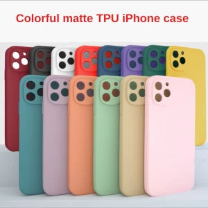 Cover for Mobile Silicon Phone Silicone Cases for iPhone Liquid for iPhone Case Silicone for Fundas iPhone 12 Case