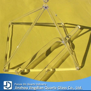 Crystal glass singing pyramid