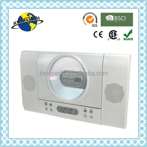 CT-701 High Quality Vertical CD Player Digital Tuning radio with two detachable speakers