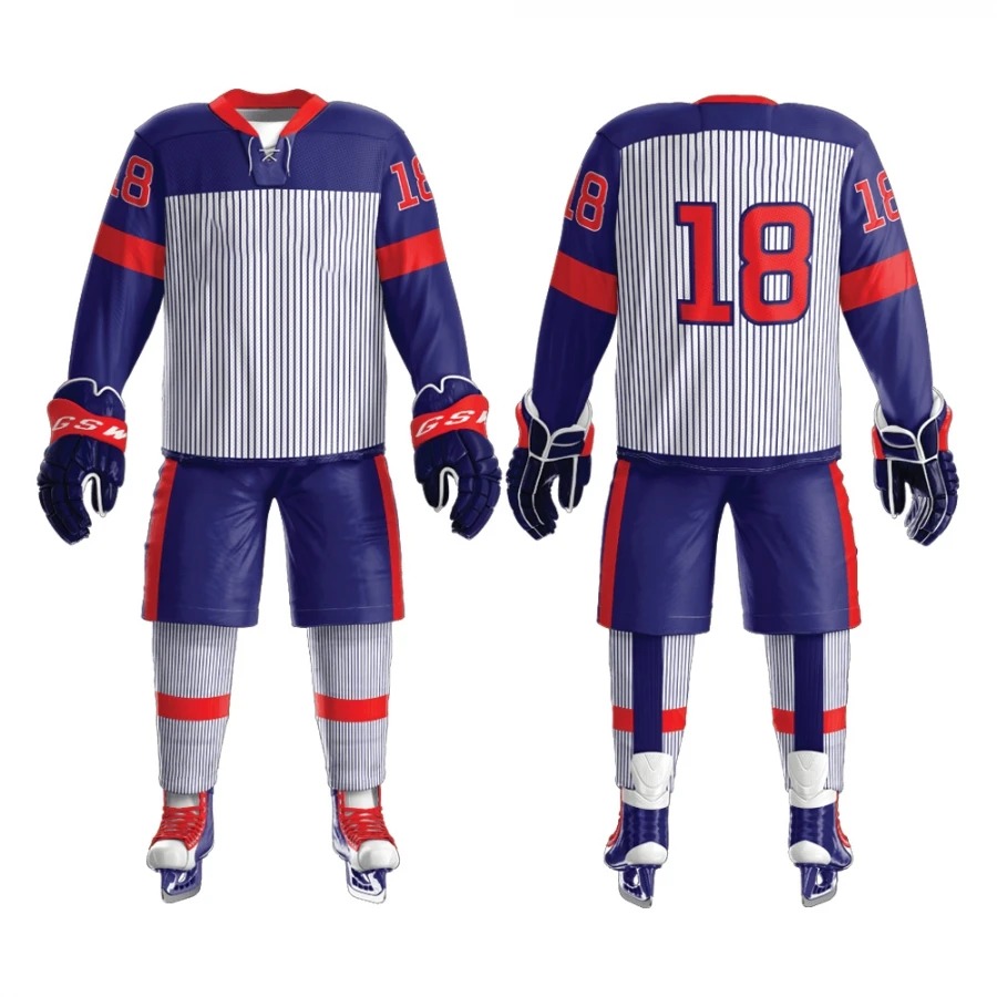 custom cheap sublimated ice Hockey Uniform