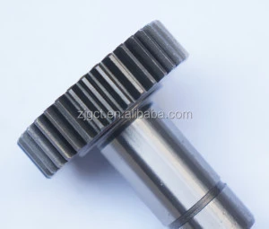 Custom gear machining service price of spur gear shaft