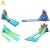 Import Custom kiddie amusement games water large inflatable bouncer slide commercial inflatable dry slide from China