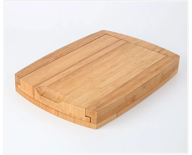 Custom Large Size Bamboo Cheese Board With Charcuterie Board Serving Tray With Cutlery Set