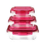Custom Logo Color Private Label Glass Storage Boxes & Bins