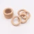 Import Custom Logo Eco Friendly 100% Organic Beech Wooden Baby Teether Ring from China