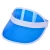 Custom Logo UV Protection Air Top Plastic PVC Visor Cap Hat Beach Sun visor Hat Promotion Tuorist Team Sun Visor Cap