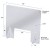 Import Custom Plexiglass Divider Portable Counter Acrylic Sneeze Guard Protective Shields from China