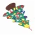 Import custom wall hanging felt christmas tree home craft  decoration kit supplies from China