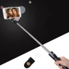 Custom Wireless Adjustable Remote Aluminum Alloy Material Remote Selfie Stick Tripod with High Resolution Mirror