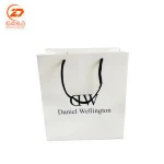 Customised White Paper Shopping Gift Bag With string