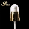 Customizable 20/410 gold aluminium plastic cosmetic treatment pump