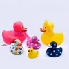 Customized Coloful Rubber Bath Toy Duck for Promotional Gifts