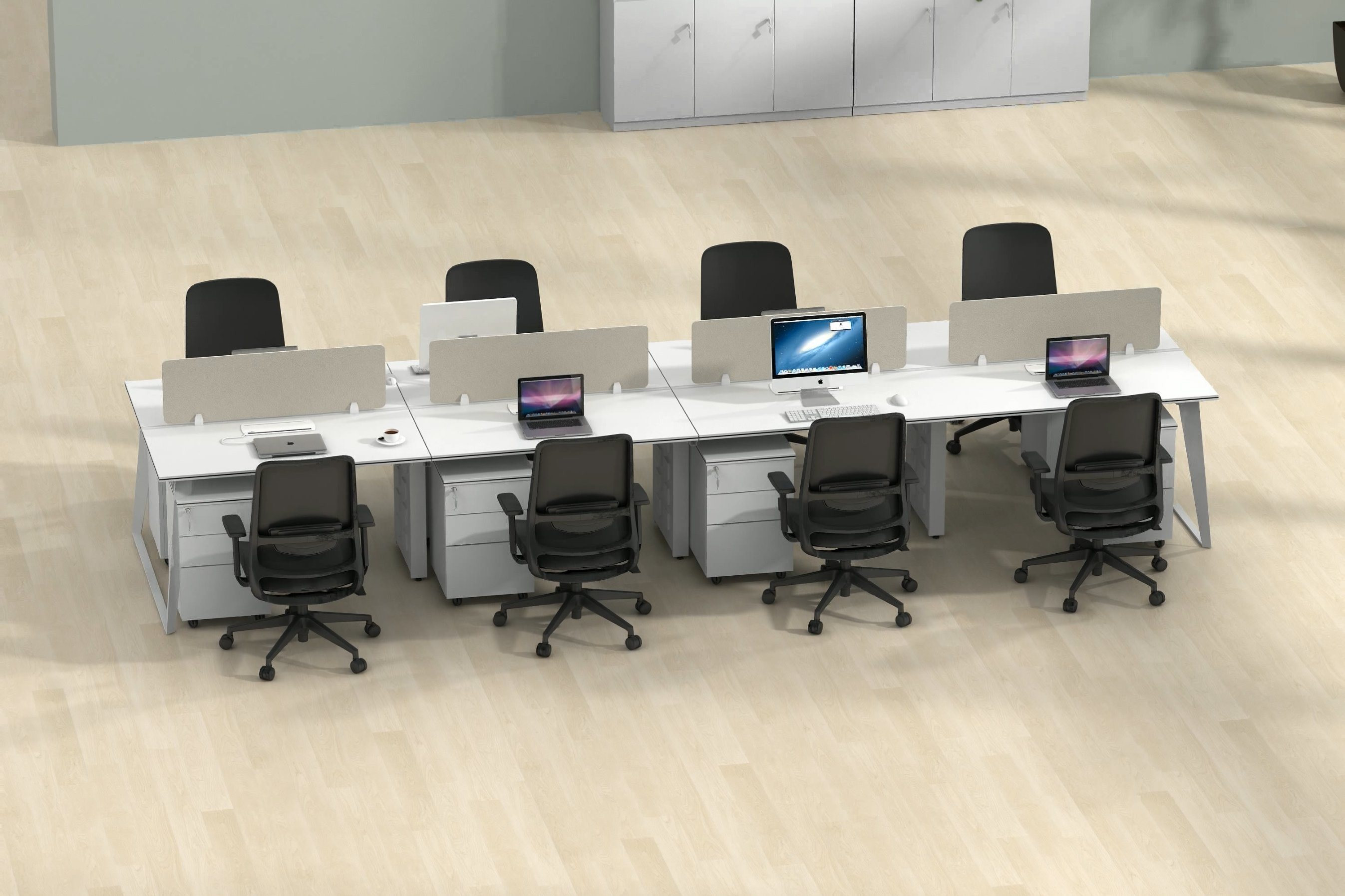 Buy Customized Office Table Work Bench Staff Modern Table Mbh-003 from ...