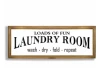 Customized Vintage Laundry Room Wooden Sign Home Decor Round Wood Wall Decor Signs Wood