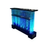 Customized water bubble wall used as led modern reception desk / table