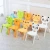Import cute cartoon high quality plastic children back chair plastic stackable school chair from China
