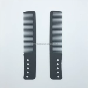 Cute Girl Daily Use Thin Pink Plastic Comb Hair Dressing Tool