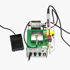 CXG373A Thermostat pedal Lead-free Welding Soldering Machine Automatic Tin Supply Feed System