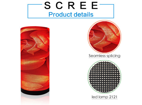 Buy Cylindrical Led Screen / Cylinder Led Display / Flexible Led ...