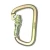 Import D Shape Semi-automatic Steel Carabiner,Safety Climbing Hook from China