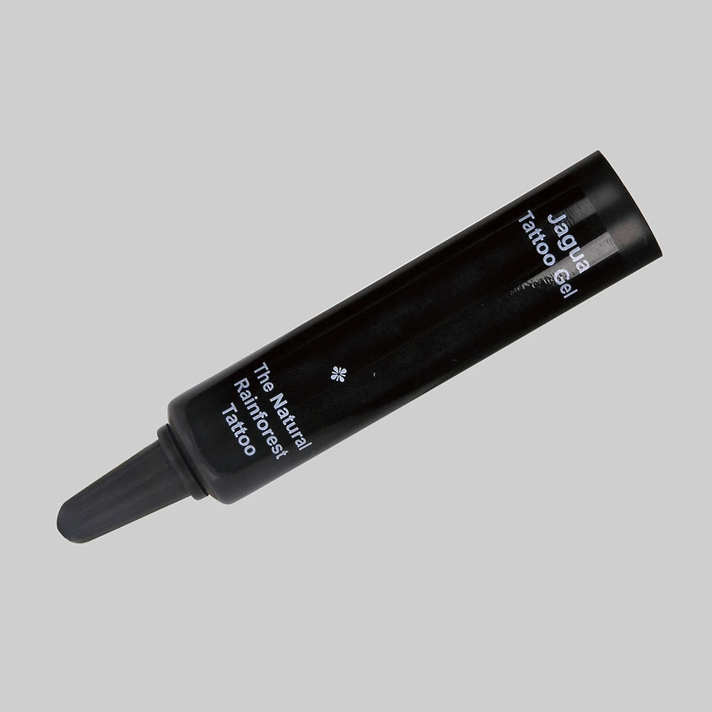 D16mm Fashion black long nozzle plastic material package twist cap tubes for face cleanser