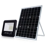 dc 12 24 40 volt ultra slim 10w 20w 30w 50w outdoor long-distance IP68 sensor solar led flood light