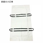 dead body bag for adult white PEVA dead body bag with handles dead bodies degradable cadaver bag with handles