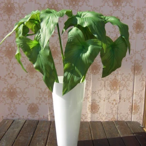 Decorative Real Touch Artificial Calla Lily Leaf PU Calla Leaves Artificial Plant