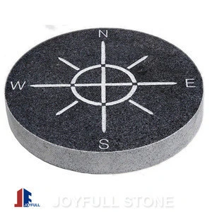 Decorative Stone compass, Granite compass stone compass for garden