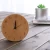Import Desk Wooden Clock Solid wooden Clock Table Wooden Clock Round Shape from China