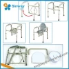 Detachable Steel Folding Standard Commode Chair for Elderly