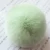 Import Different sizes fluffy rabbit fur pom poms as keychain charm from China