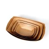 Disposable Brown Kraft Paper food packaging trays for Malasysia