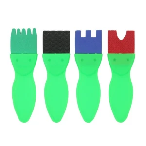 DIY Color Clay Tool Mould Set Environmental Play Clay Tool Painting Drawing Set Avaliable EVERUN113 Assorted CN;ZHE Crafts