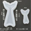 DIY  Mermaid Tail /dog paw/Cupid&#39;s wing Food grade silicone mold baking Tools of  Mermaid Theme Cake Decoration