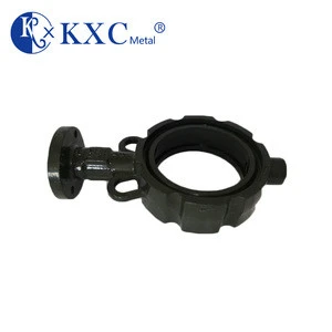 DN50 OEM certified ductile iron high performance butterfly valve bodies