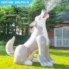 Doctor Dolphin inflatable animal toy Inflatable Water wolf Outdoor Swimming kid Toy Inflatable Water Sprinkler Spray