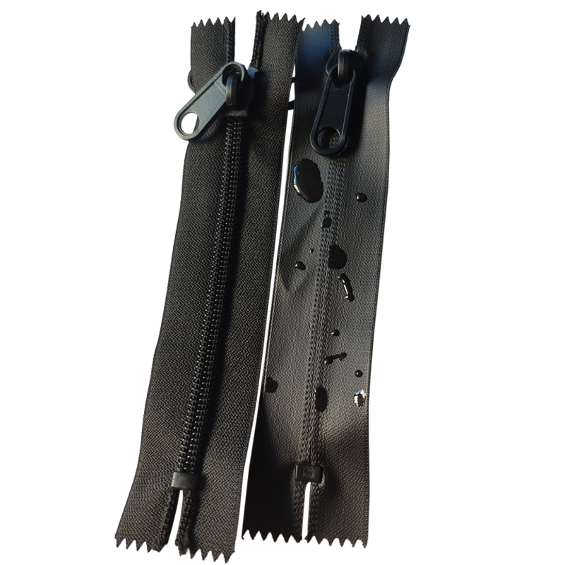 Buy Double Open Black&white Nylon Invisible Waterproof Zipper For Down ...