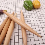 Double Tip Polished Kitchen Wooden Rolling Pin