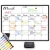 Import Dry erase calendar whiteboard planning magnetic board custom printed magnetic board from China