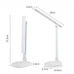 Durable And High Quality Work Desk Lamp 1200 Ma Lithium Battery Led Desk Lamp
