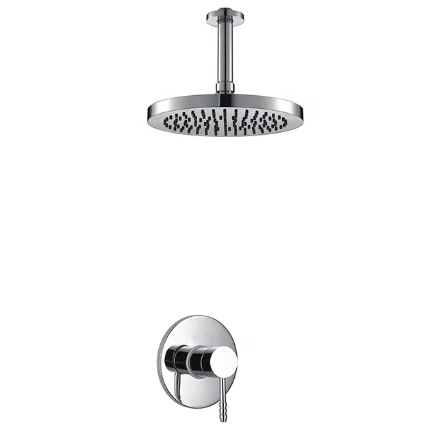 E9905-4  Bathroom Concealed Install Bath & shower Mixer Faucet 8 inch ABS railshower bathroom shower Mixer