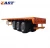 Import EAST High Quality 2 3 Axles 40ft Flat bed Tractor Trailer Container Flatbed Semi Trailer In China from China