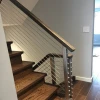 Easy installation anti rust steel stairs cable railing