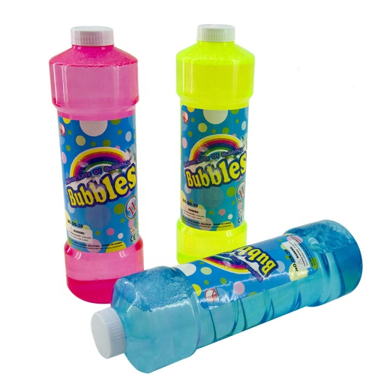 Eco-friendly 1000 ml bubble soap water supplements wholesale outdoor bubble toys